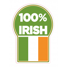 NEW '100% Irish' Label